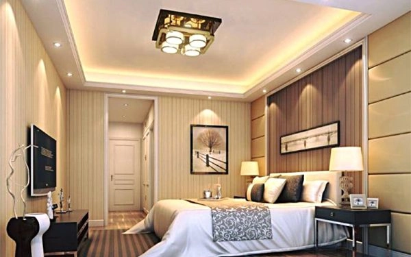 Cách trang trí phòng ngủ bằng đèn LED hắt trần