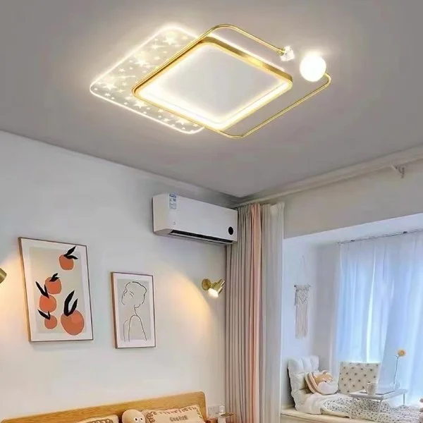 Gợi ý 9 mẫu đèn ốp trần phòng ngủ đẹp cho gia đình