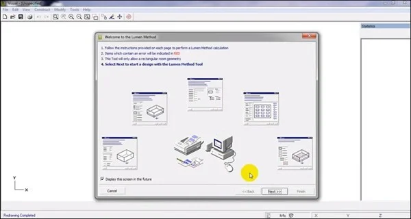 Phần mềm tính toán ánh sáng Visual online