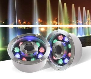 Đèn LED âm nước đổi màu