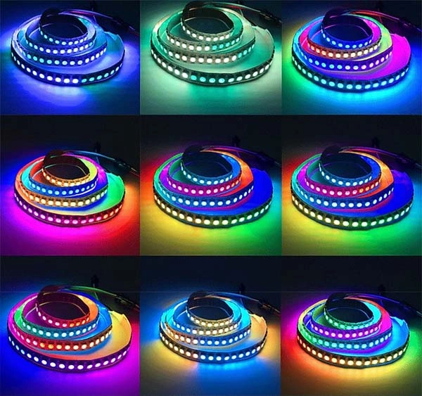 Đèn LED dây RGB nhiều màu ánh sáng