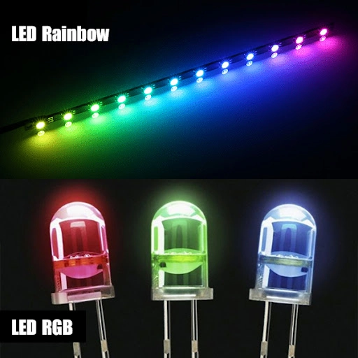 Phân biệt đèn LED RGB và LED Rainbow